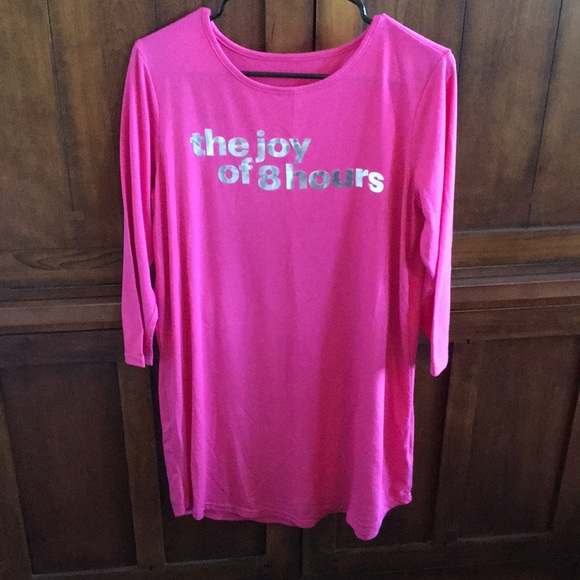 Target Other - Pink Sleep Shirt
